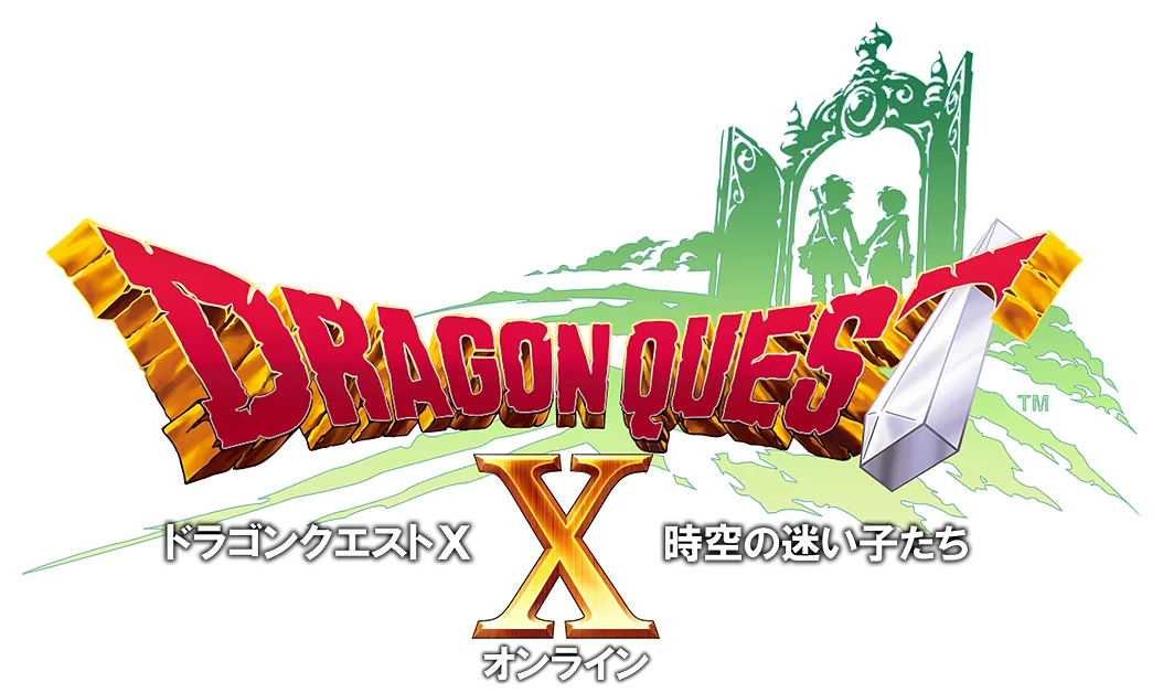 ドラゴンクエストⅩ　時空の迷い子たち　オンライン ロゴ